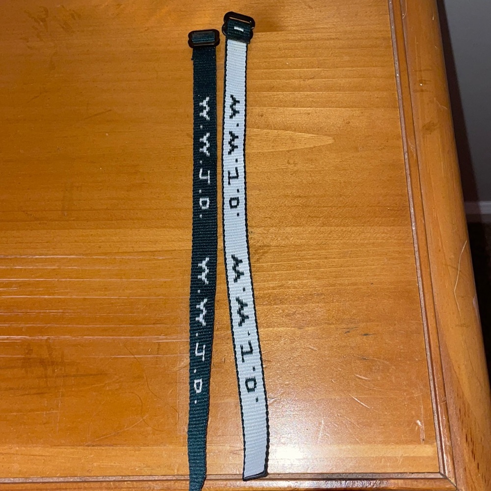 Two W.W.J.D braclet